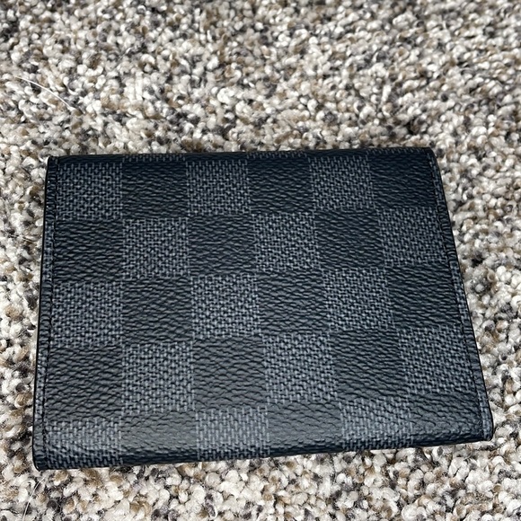 Authentic Louis Vuitton, Damier graphite, card case wallet - Picture 3 of 9